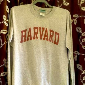 Official Ivy Sport Harvard University Long Sleeve Tee Shirt -Unisex
